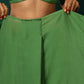 trueBrowns Green Pink Muslin Silk Ready To Wear Saree | Swadesiicart
