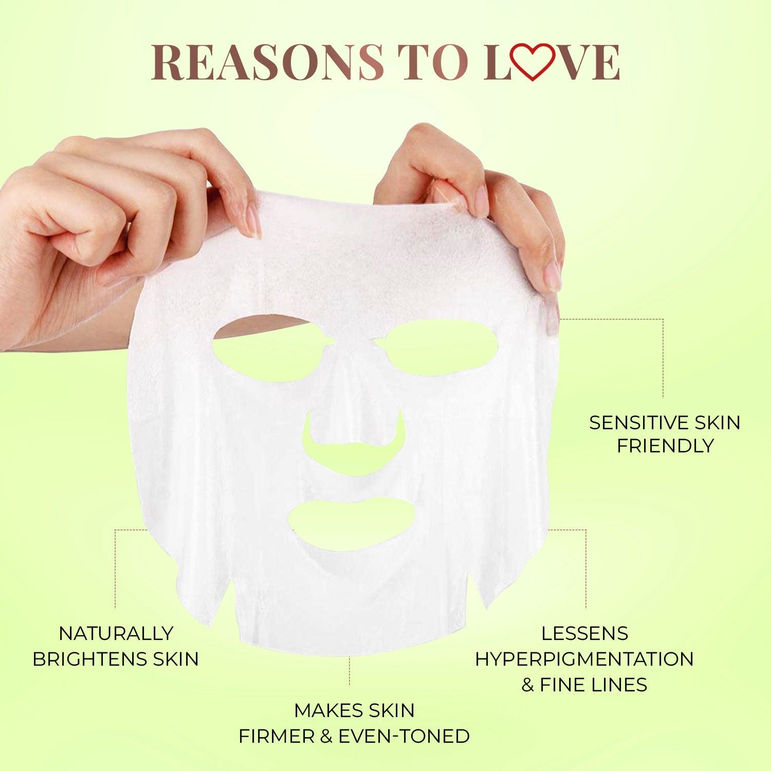 Vitamin C Amla Sheet Mask with Liquorice Root for Skin Brightening - Pack of 1
