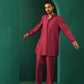 trueBrowns Men's Purple Silk Co-ord Set - Swadesiicart