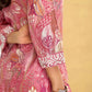 BulBul Saumya Rust Chanderi Co-Ord Set - Swadesiicart