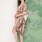 InWeave Women's Elegant Bird Print Kaftaan - Swadesiicart