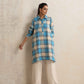trueBrowns Beige Check Winter Top | Swadesiicart