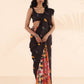 trueBrowns Cola Muslin Ikat Saree | Swadesiicart