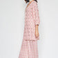 NOZ2TOZ Floral Printed Knee Length V Neck Co-ords Set - Swadesiicart