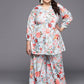 Ahalyaa Women Plus Size Printed Tunic with Palazzos | Swadesiicart