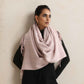 trueBrowns Pink Geometric Woollen Stole | Swadesiicart