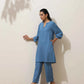 trueBrowns Blue Viscose Co-ord Set - Swadesiicart