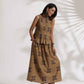 trueBrowns Beige Cotton Skirt Co-ord Set - Swadesiicart
