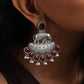 trueBrowns Silver Tone Elephant Dangle Earrings - Swadesiicart