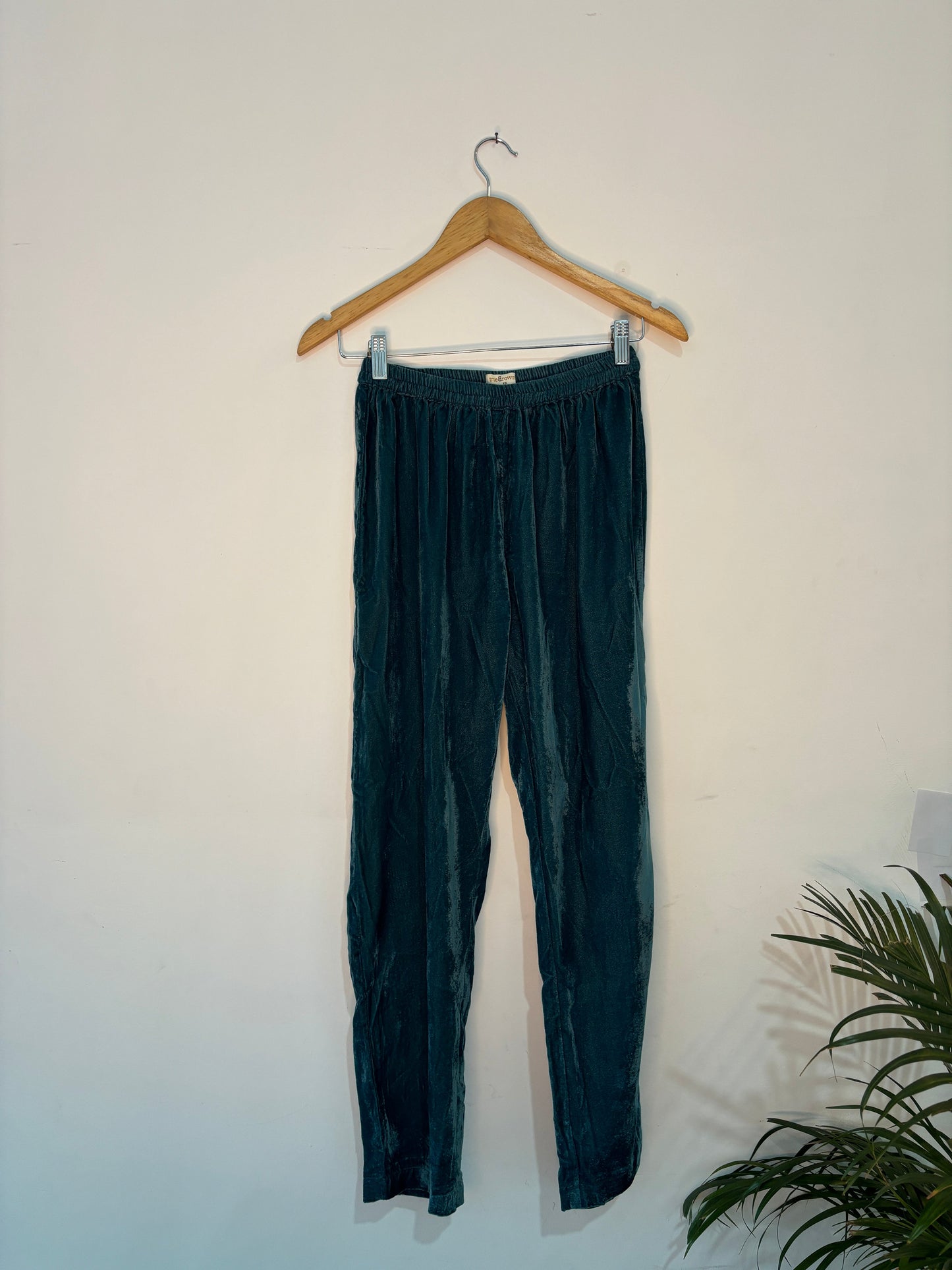 trueBrowns Blue Velvet Co-ord Set - Swadesiicart