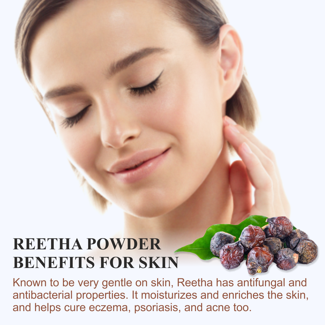 Nuerma Science Reetha powder For Skin & Hair | Swadesiicart