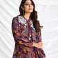 BulBul Nilisha Purple Chanderi Co-Ord Set - Swadesiicart