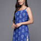 Ahalyaa Floral Printed Pure Cotton Tunic | Swadesiicart