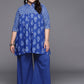 Ahalyaa Women Plus Size Cotton Tunic with Palazzos | Swadesiicart