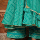Pomcha Jaipur Bandhej Tiffany Blue Cotton Anarkali Set | Swadesiicart