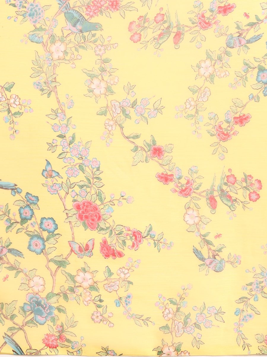 Ahalyaa Floral Poly Chiffon Saree | Swadesiicart