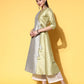 Ahalyaa Women Green Art Silk Fluid Tie-Up Kurta | Swadesiicart