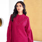 BulBul Mahi Red Co-Ord Set - Swadesiicart