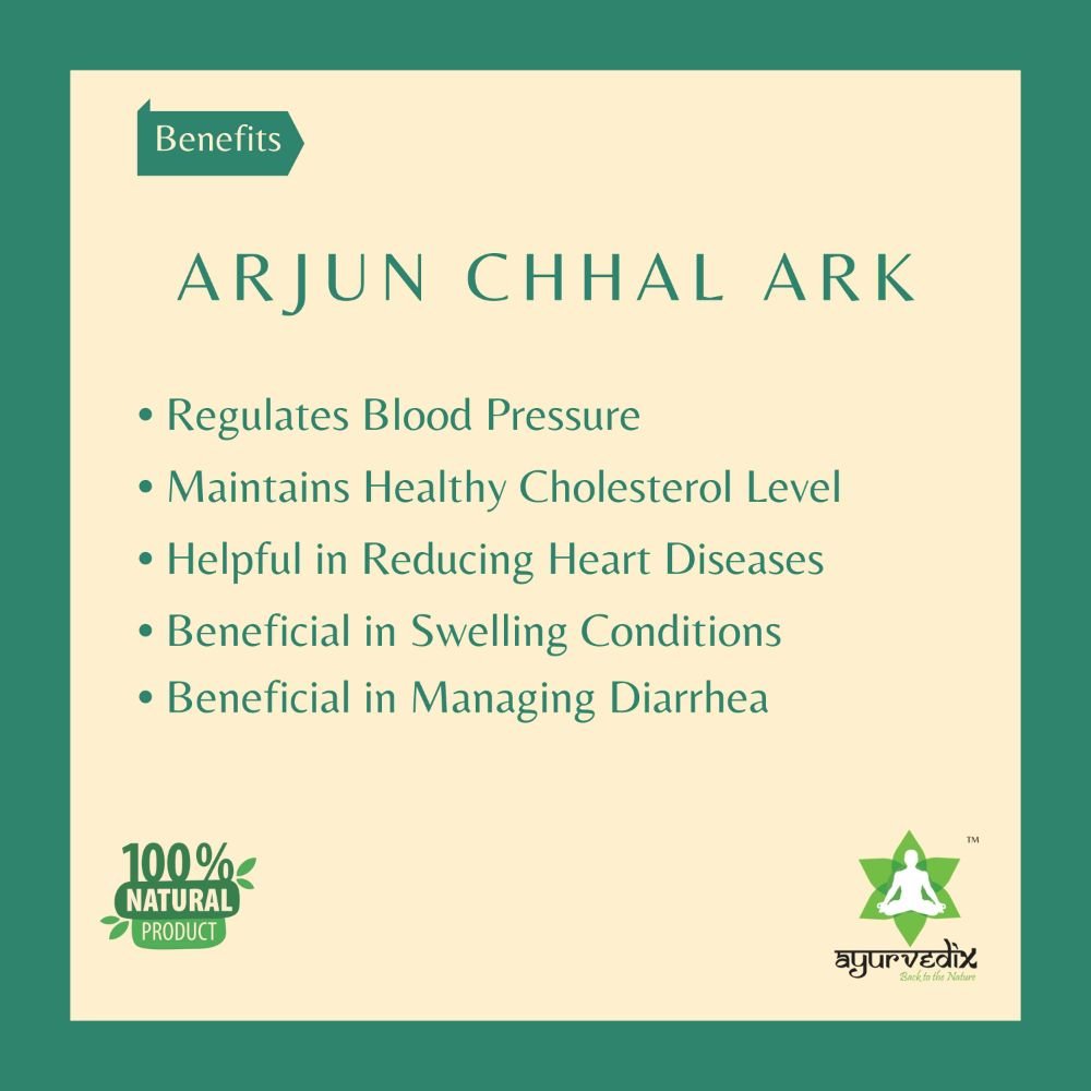 Ayurvedix Arjun Chhal Ark - Swadesiicart