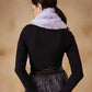 InWeave Women's Light Mauve Faux Fur Neck Warmer - Swadesiicart