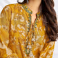 BulBul Preha Mustard Chanderi Co-Ord Set - Swadesiicart
