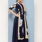 Ahalyaa Floral Printed Maxi Empire Ethnic Dress | Swadesiicart