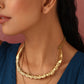 trueBrowns Brass Rose Layererd Necklace | Swadesiicart