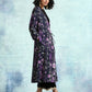 trueBrowns Black Printed Velvet Angrakha Jacket | Swadesiicart