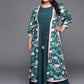 Ahalyaa Plus Size Round neck Maxi Ethnic Dress | Swadesiicart