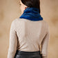 InWeave Women's Royal Blue Faux Fur Neck Warmer - Swadesiicart