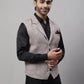 Even Apparels Men's Cream Pure Wool Nehru Jacket | Swadesiicart