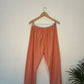 trueBrowns Orange Straight Kurta Set | Swadesiicart