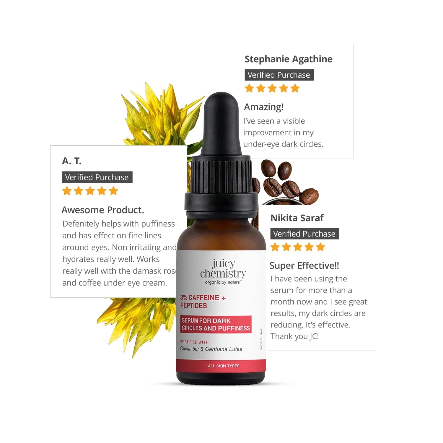 3% Caffeine + Peptides Eye Serum