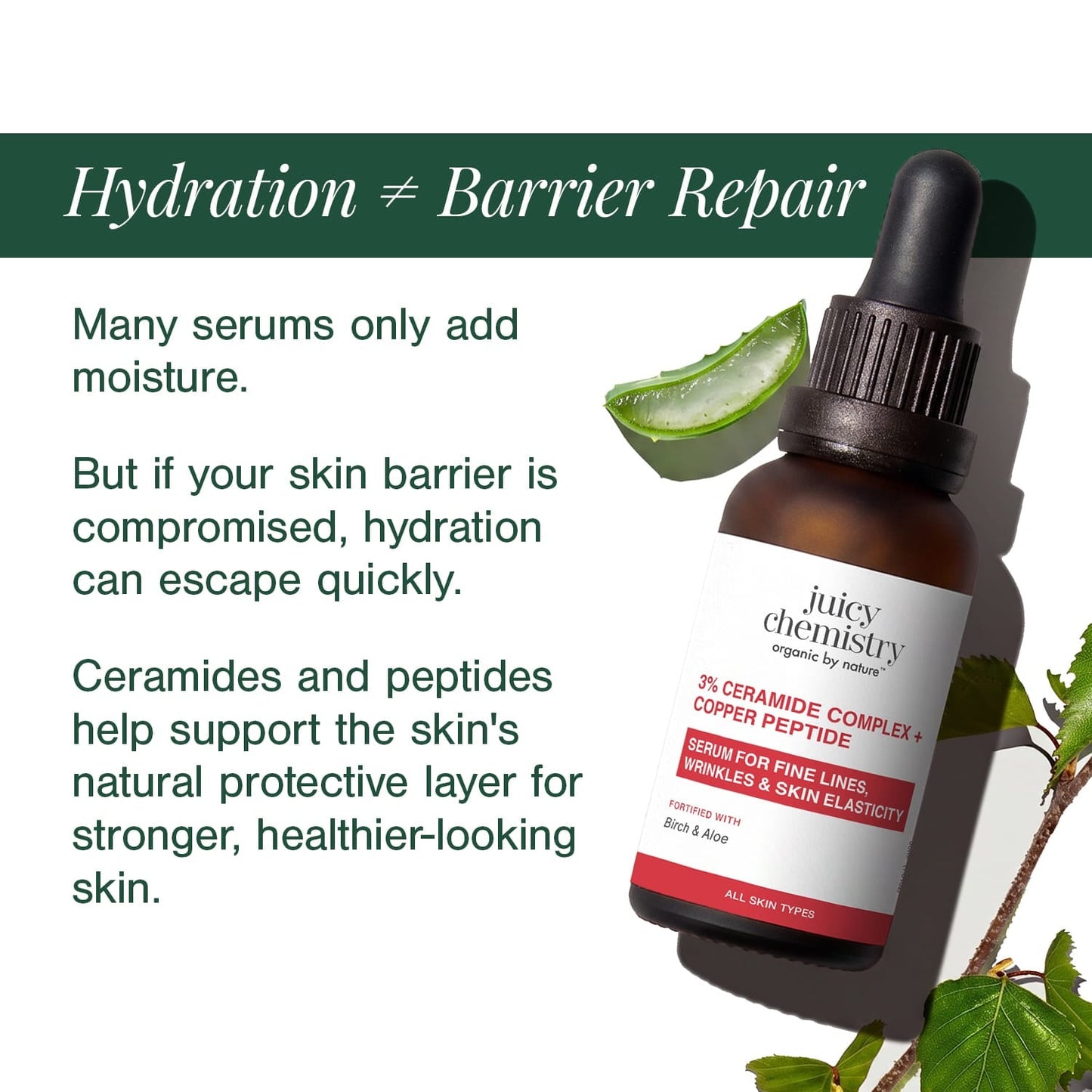 3% Ceramide Complex + Copper Peptide Face Serum