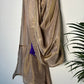 trueBrowns Lilac Tissue Pre-Stitched Saree | Swadesiicart