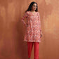 trueBrowns Beige Print Kurta Co-ord Set - Swadesiicart