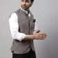 Even Apparels Men's Beige Pure Wool Nehru Jacket | Swadesiicart