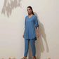 trueBrowns Blue Co-ord Set - Swadesiicart