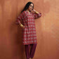 trueBrowns Beige Mandala Print Kurta Co-ord Set - Swadesiicart