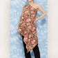 InWeave Women's Mutli Peacock Japanese Art Oneshoulder Top - Swadesiicart