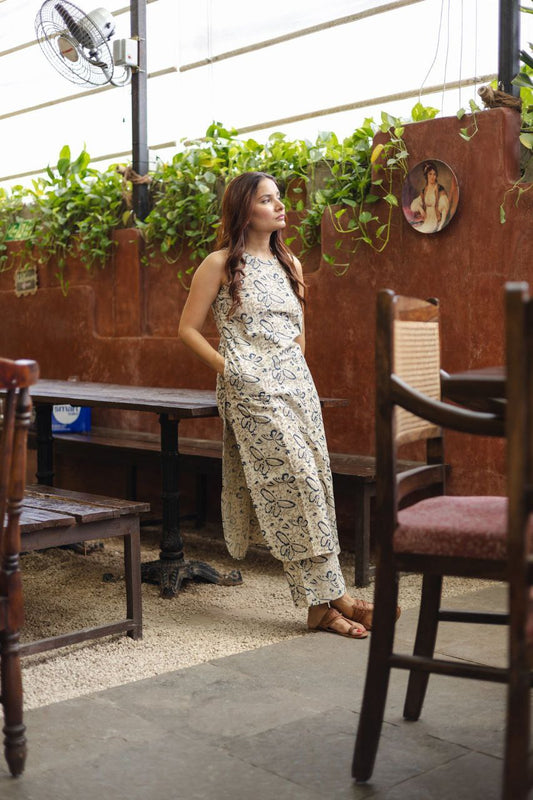 NOZ2TOZ Floral Printed Rayon CO-ords Set - Swadesiicart
