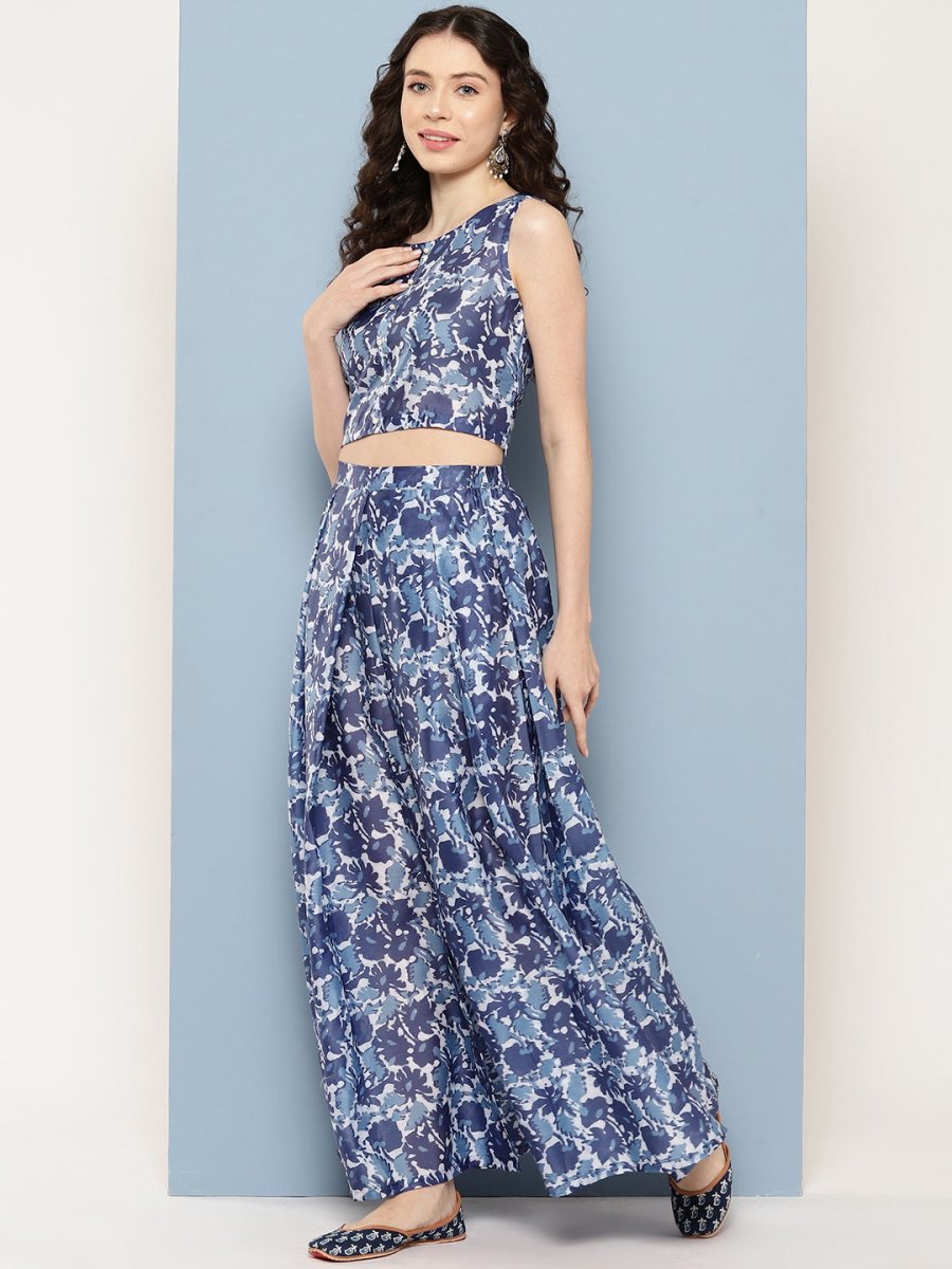 Ahalyaa Printed Ethnic Co-Ords - Swadesiicart