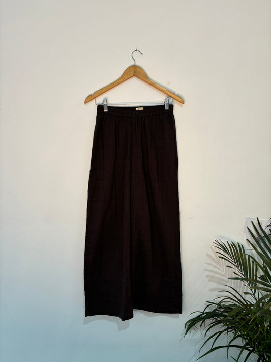 trueBrowns Purple Cotton Dobby Co-ord Set - Swadesiicart