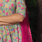 Pomcha Jaipur Jaipuri Hand Block Cotton Anarkali Set | Swadesiicart