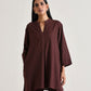 trueBrowns Cola Brown Relaxed Fit Co-Ord Set - Swadesiicart