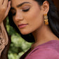 trueBrowns Gold-Polished Hoop Earrings | Swadesiicart