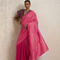 trueBrowns Pink Gold Metallic Ready To Wear Saree | Swadesiicart
