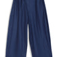 Ahalyaa Girls Navy Blue Velvet Angrakha Gotta Patti Kids Kurta with Palazzos | Swadesiicart