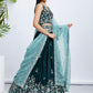 House of Panchhi Pink Net Cutdana, Sequins And Zarkan Embroidery Lehenga Choli & Dupatta | Swadesiicart