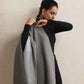 trueBrowns Grey Reversible Woollen Stole | Swadesiicart